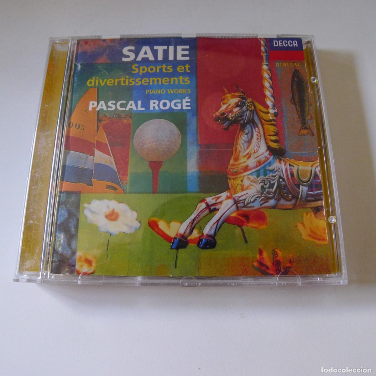 CDs de m&uacute;sica: Satie - Pascal Rog&eacute; &ndash; Sports Et Divertissements. Piano Works CD