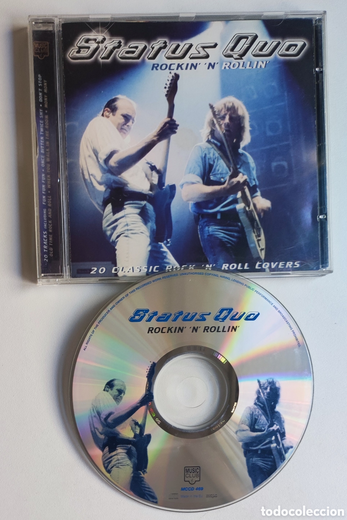 CDs de m&uacute;sica: STATUS QUO - ROCKIN' 'N' ROLLIN' / MUSIC CLUB - 20 TRACKS