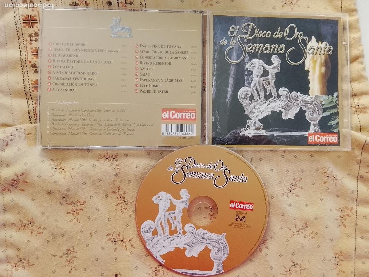 CDs de m&uacute;sica: CAJA PLASTICO CD - SEMANA SANTA BANDA CORNETAS Y TAMBORES AGRUPACION MUSICAL