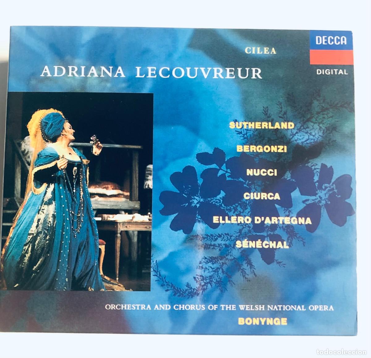 CDs de m&uacute;sica: CDs Cilea Adriana Lecouvreur Sutherland Bergonzi