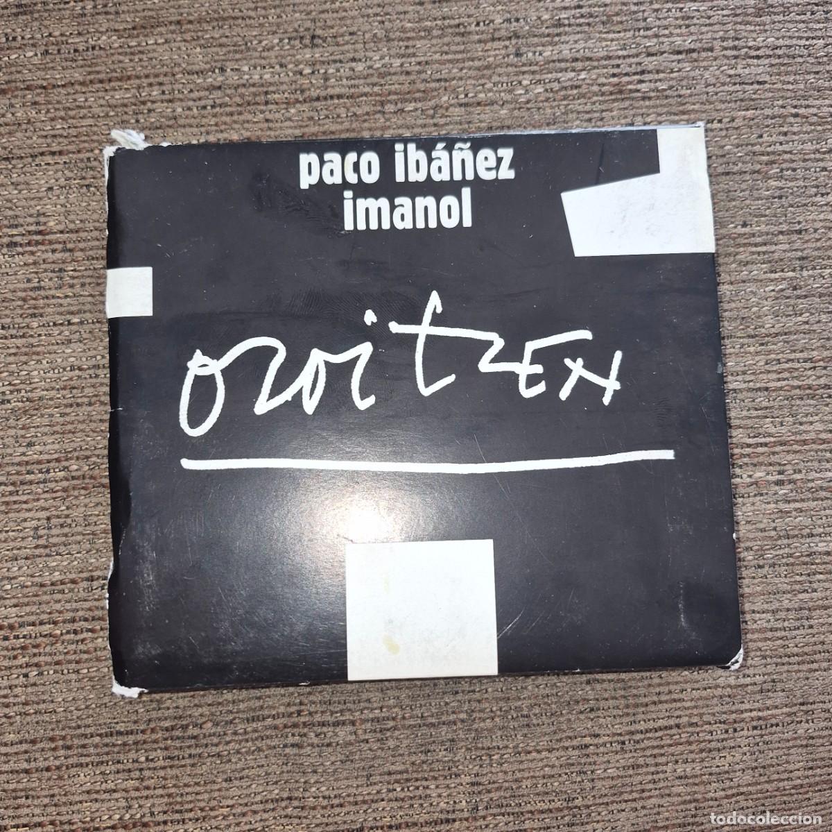 CDs de m&uacute;sica: OROITZEN - PACO IB&Aacute;&Ntilde;EZ / IMANOL (CAJA CD / ESCULTURA)