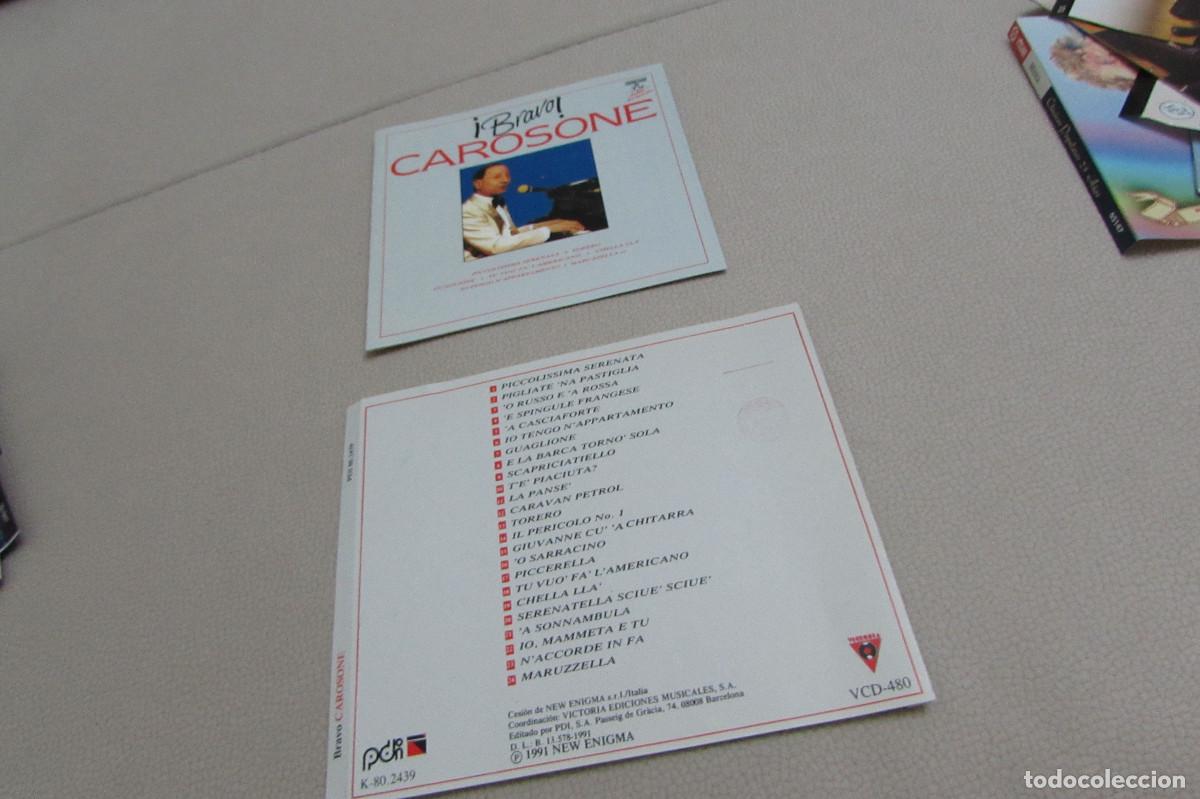 CDs de m&uacute;sica: BRAVO CAROSONE SOLO CARATULAS