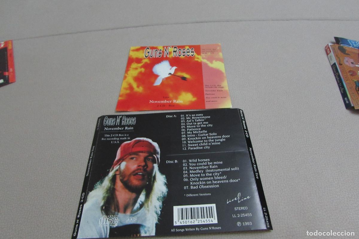 CDs de m&uacute;sica: GUNS N' ROSES - November Rain Live SOLO CARATULAS