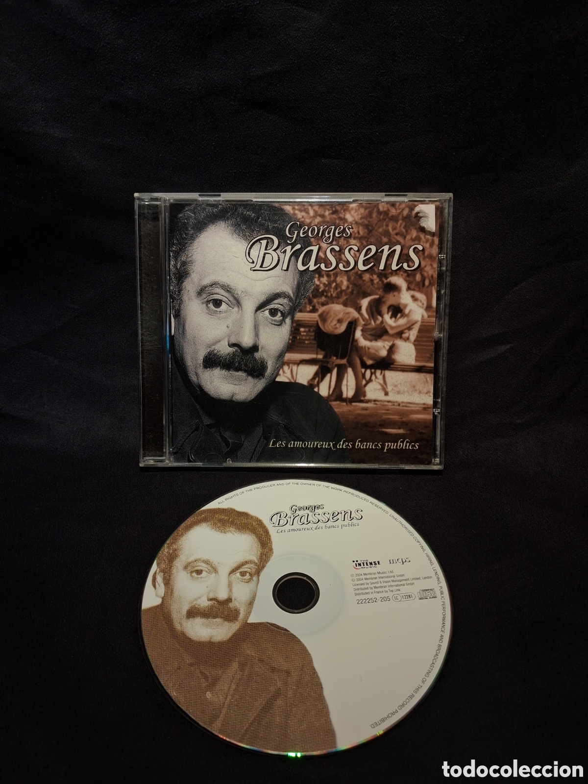 CDs de m&uacute;sica: CD GEORGES BRASSENS. LES AMOUREUX DES BANCS PUBLICS. MUY BUEN ESTADO