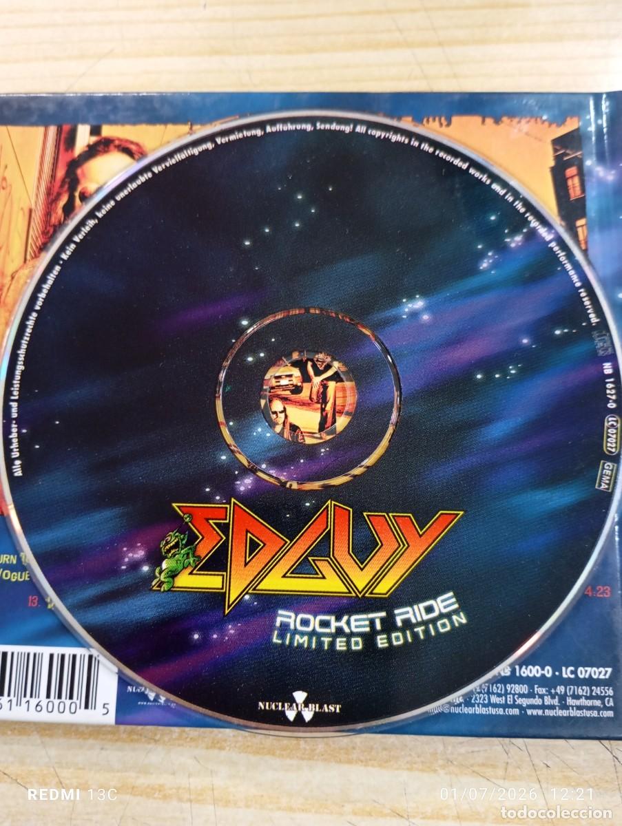 CDs de m&uacute;sica: Cd Digibook - Edguy &lrm;&ndash; Rocket Ride - Nuclear Blast - Germany 2006 - Foto 4