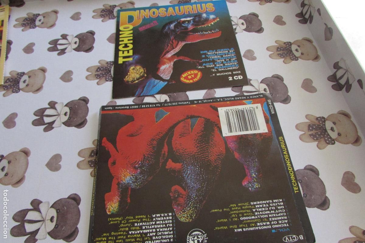 CDs de m&uacute;sica: TECHNO DINOSAURIUS SOLO CARATULAS