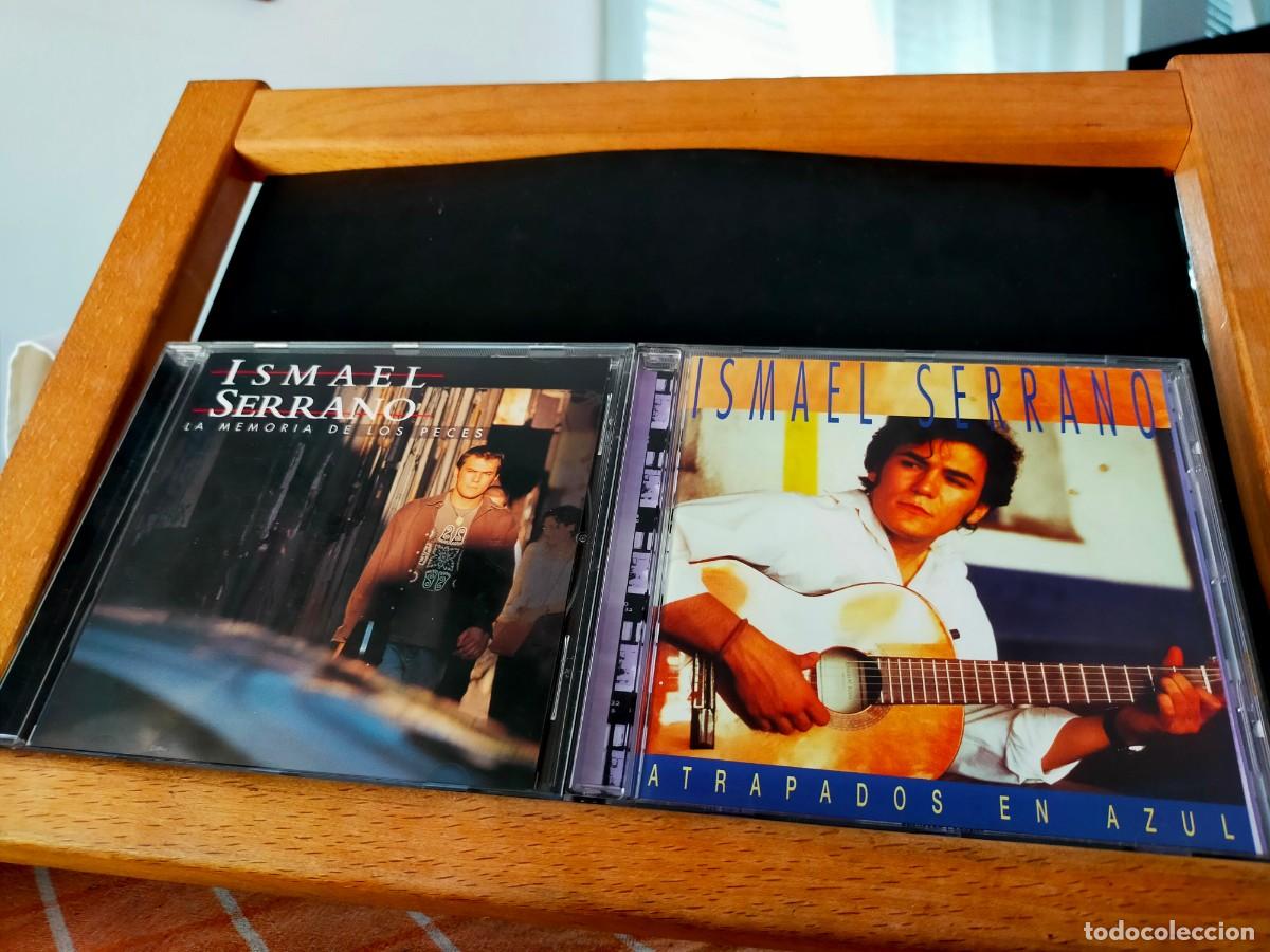 CDs de m&uacute;sica: LOTE 2 CD DE ISMAEL SERRANO. LA MEMORIA DE LOS PECES. 1998. / ATRAPADOS EN AZUL. 1997