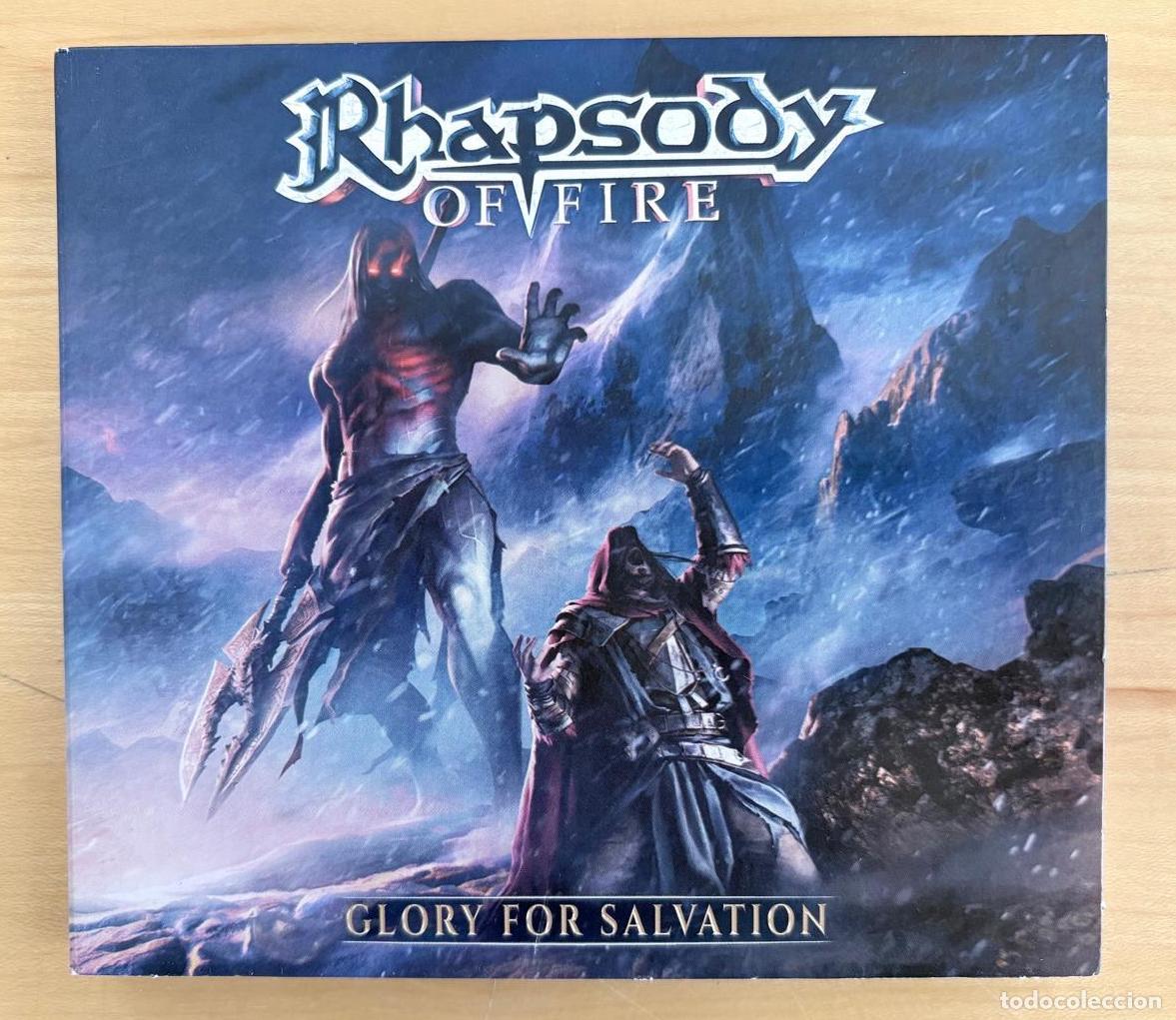 CDs de m&uacute;sica: CD GLORY FOR SALVATION. RHAPSODY OF FIRE, AFM RECORDS, 2021