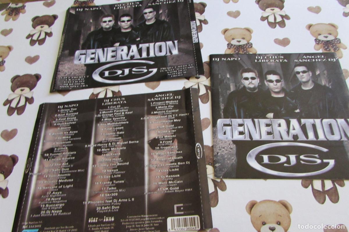 CDs de m&uacute;sica: GENERATION DJS SOLO CARATULAS
