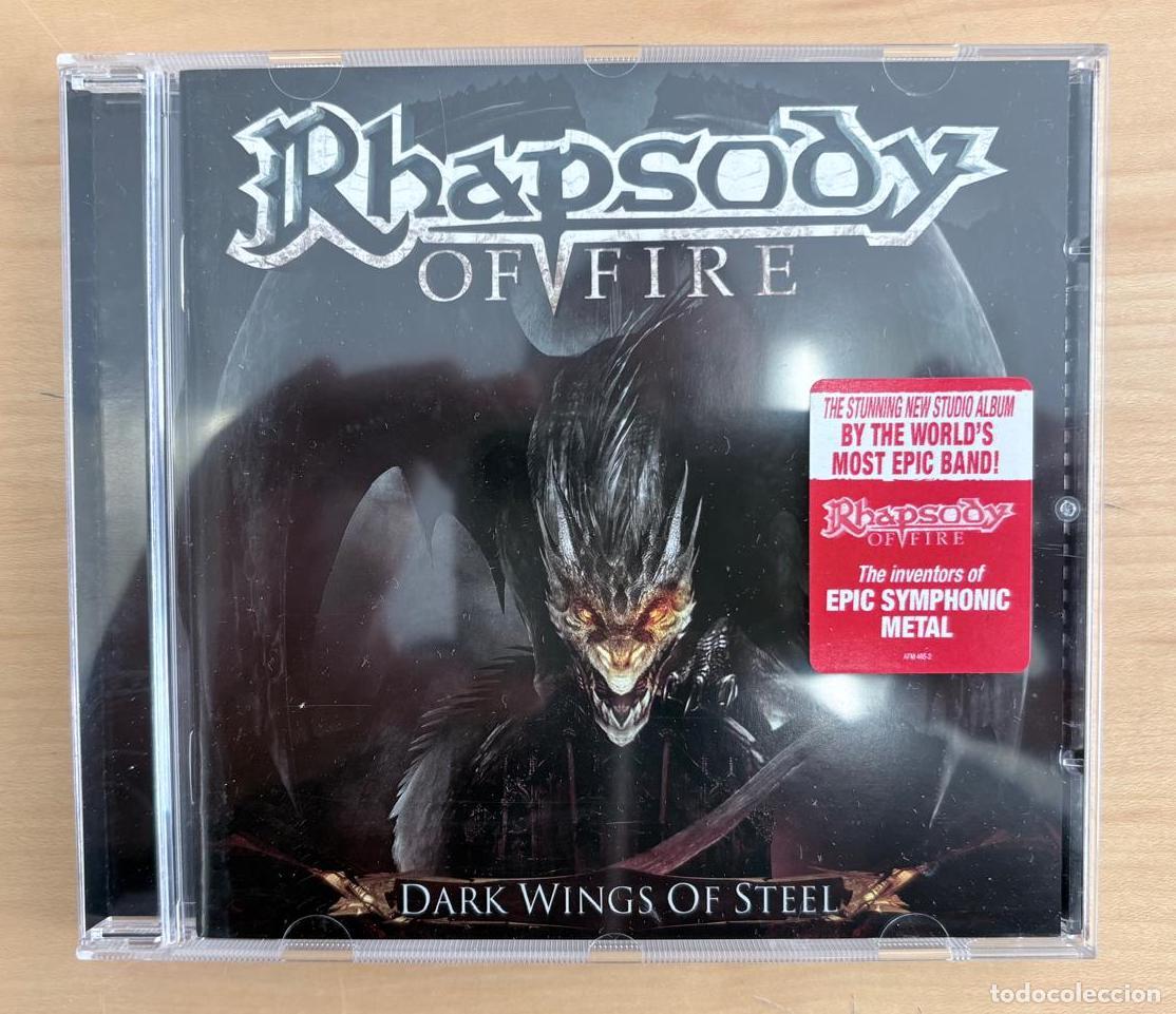 CDs de m&uacute;sica: CD DARK WINGS OF STEEL. RHAPSODY OF FIRE, AFM RECORDS, 2013