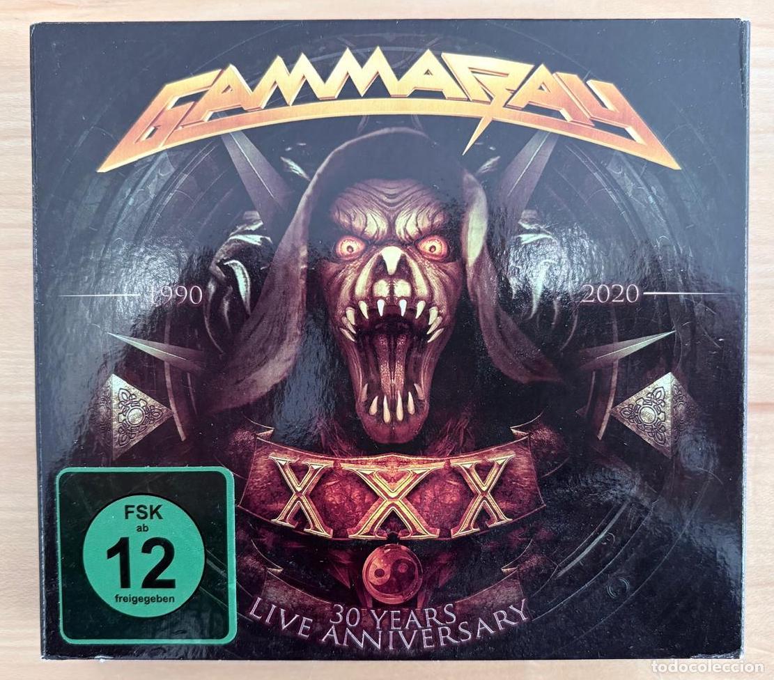 CDs de m&uacute;sica: GAMMA RAY: XXX (2 CD + 1 DVD). 30 YEARS LIVE ANNIVERSARY, EDEL, 2021