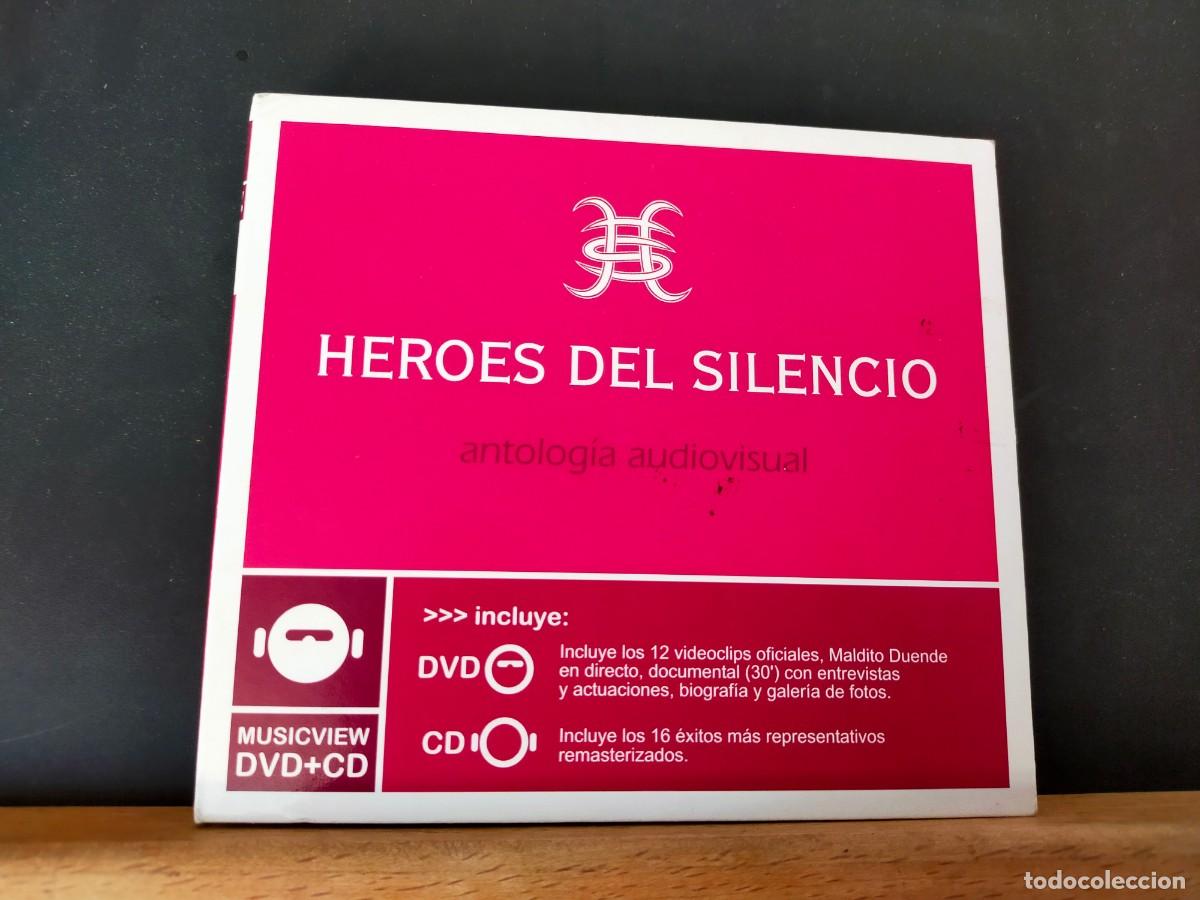 CDs de m&uacute;sica: H&Eacute;ROES DEL SILENCIO. ANTOLOG&Iacute;A AUDIOVISUAL. INCLUYE CD + DVD. EMI MUSIC. 2004