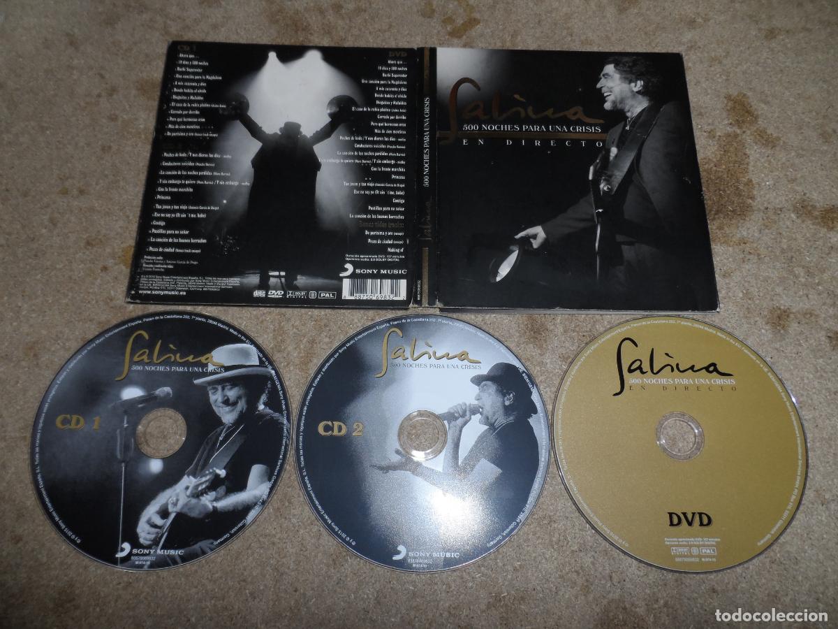 CDs de m&uacute;sica: Joaqu&iacute;n Sabina - 500 Noches Para Una Crisis (2 CDS + DVD)