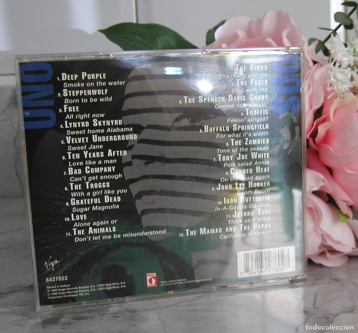CDs de m&uacute;sica: Cd doble Leyendas del rock M&uacute;sica del programa tv Esta noche cruzamos el Mississippi A&ntilde;o 1996 Penta