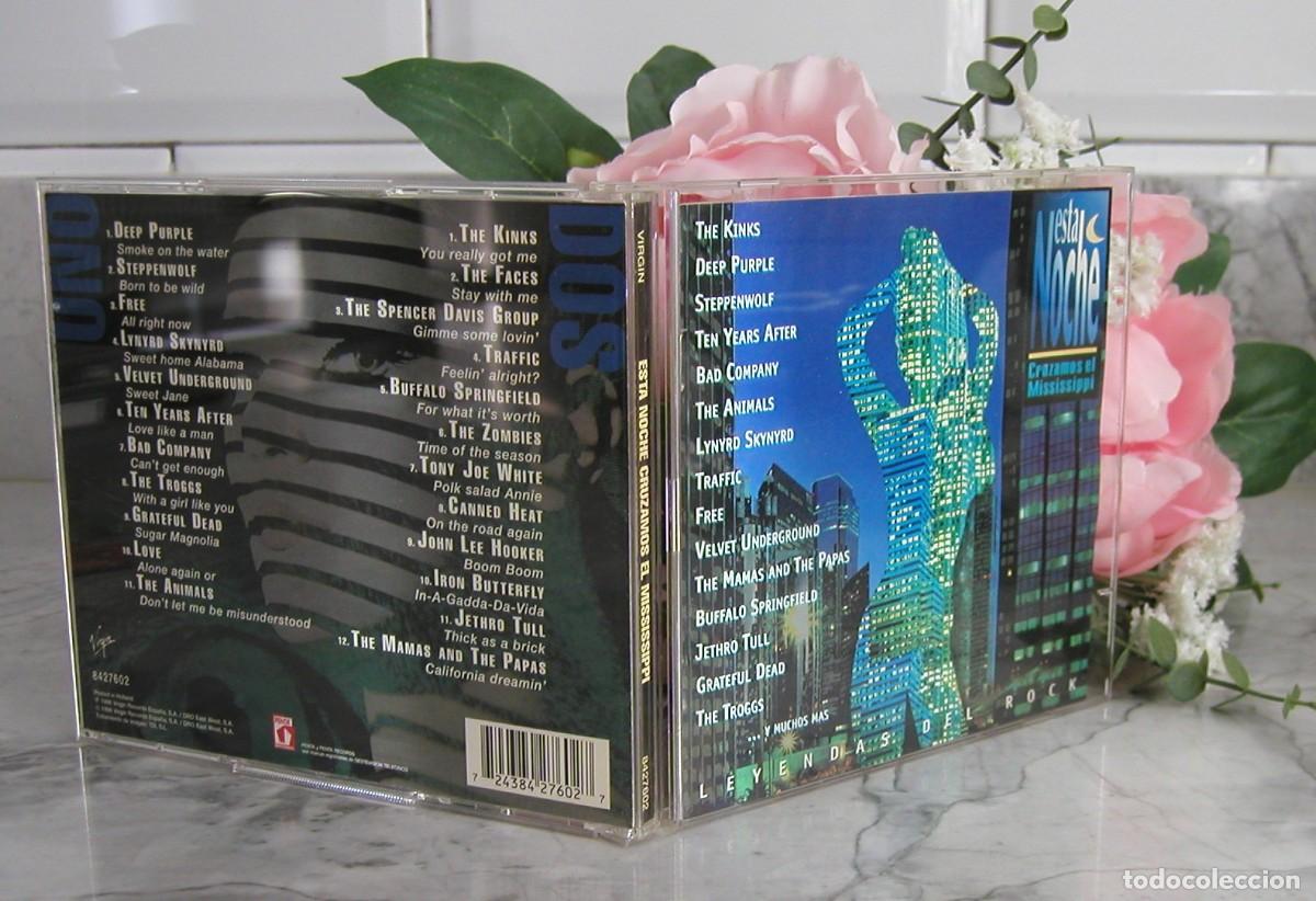Music CDs: Cd doble Leyendas del rock M&uacute;sica del programa tv Esta noche cruzamos el Mississippi A&ntilde;o 1996 Penta