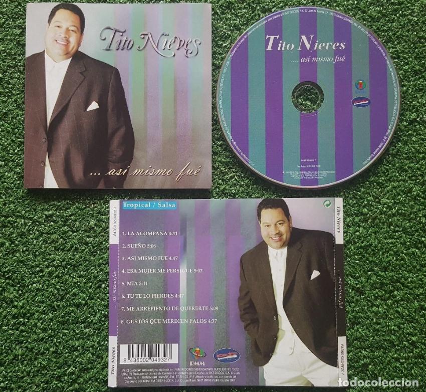 CDs de m&uacute;sica: TITO NIEVES ** As&iacute; Mismo Fue ** CD ORIGINAL 2001