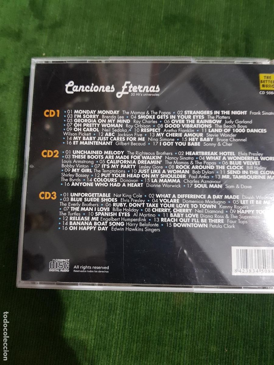 CDs de m&uacute;sica: CANCIONES ETERNAS 30 EXITOS - Foto 2