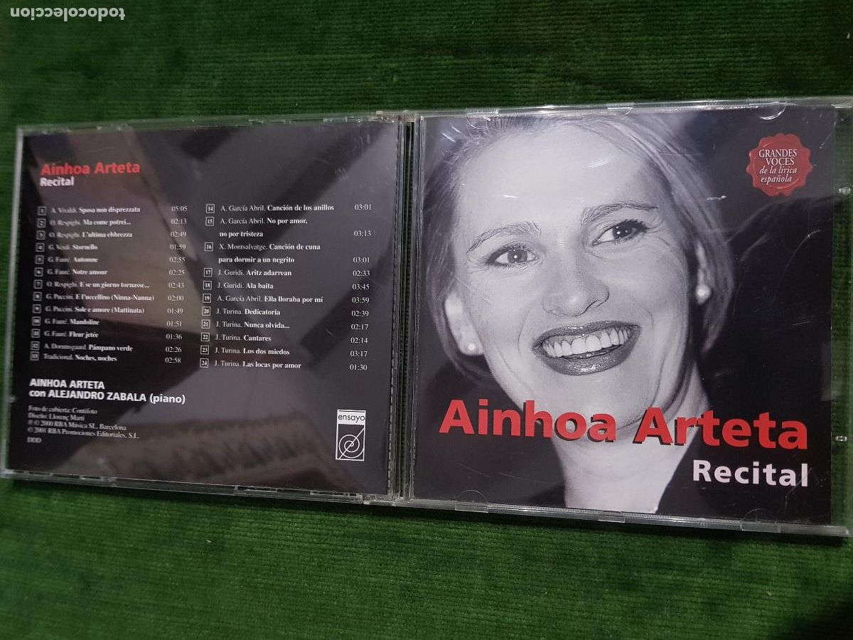 CDs de m&uacute;sica: AINHOA ARTETA RECITAL