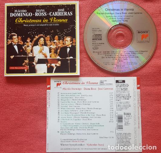 CDs de m&uacute;sica: CHRISTMAS IN VIENNA: Placido Domingo, Diana Ross & Jose Carreras 1993 CD