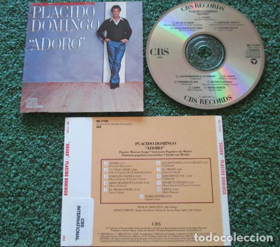 CDs de m&uacute;sica: PLACIDO DOMINGO ** Adoro ** ORIGINAL USA CD
