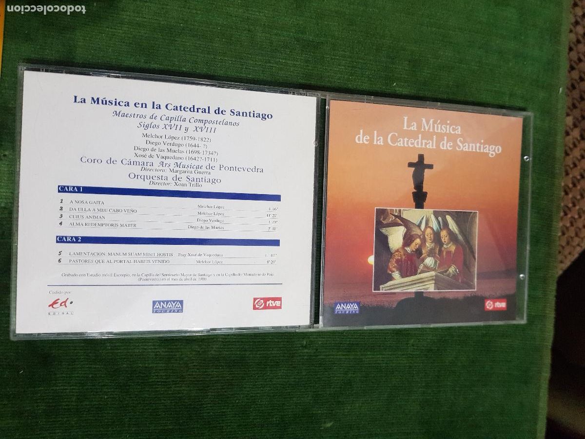 CDs de m&uacute;sica: LA MUSICA EN LA CATEDRAL DE SANTIAGO