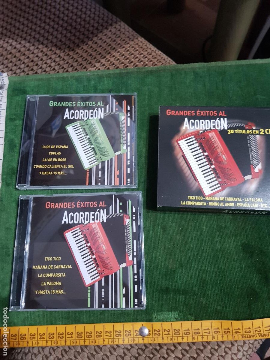 CDs de m&uacute;sica: DOS CDS GRANDES EXIROS DE ACORDEON