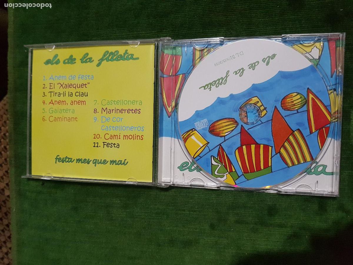 CDs de m&uacute;sica: ELS DE LA FILETA CANCIONES POPULARES DE CASTELLON DE LA PLANA