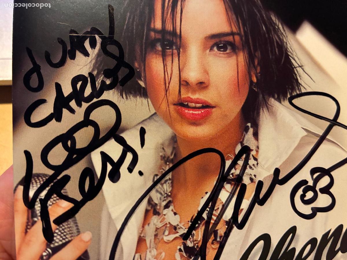 CDs de m&uacute;sica: Disco CD Chenoa con dedicatoria y firma - Foto 2