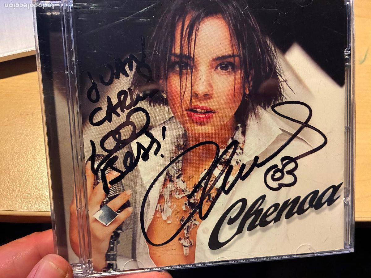 CDs de m&uacute;sica: Disco CD Chenoa con dedicatoria y firma - Foto 1