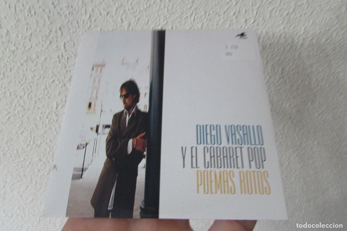 CDs de m&uacute;sica: DIEGO VASALLO Y EL CABARET POP - POEMAS ROTOS (CD SINGLE)