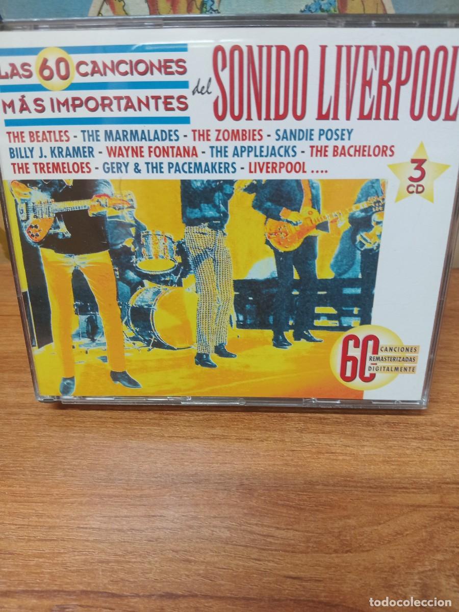 CDs de m&uacute;sica: LAS 60 CANCIONES MAS IMPORTANTES DEL SONIDO LIVERPOOL - 3 CDS