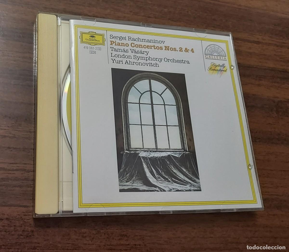 CDs de Musique: RACHMANINOV- PIANO CONCERTOS N&ordm;2 Y 4 - LONDON SYMPHONY ORCHESTRA - DEUTSCHE GRAMMOPHON CD ALBUM