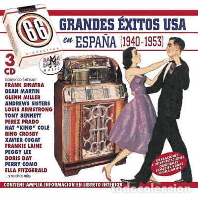 CDs de m&uacute;sica: 66 Grandes Exitos Usa En Espa&ntilde;a (1940 - 1953)- 8436004062669