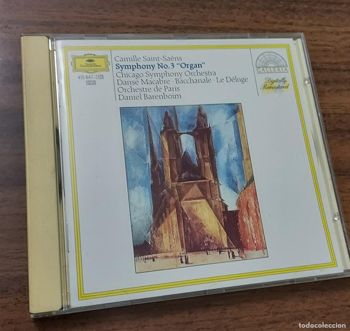 CDs de m&uacute;sica: CAMILLE SAINT SAENS - SYMPHONY N&ordm;3 - ORGAN - CHICAGO SYMPHONY ORCHESTRA - BARENBOIM - CD ALBUM