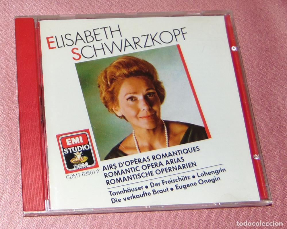 CDs de m&uacute;sica: ELISABETH SCHWARZKOPF - ARIAS DE OPERAS ROMANTICAS - CD EMI - MADE IN WEST GERMANY