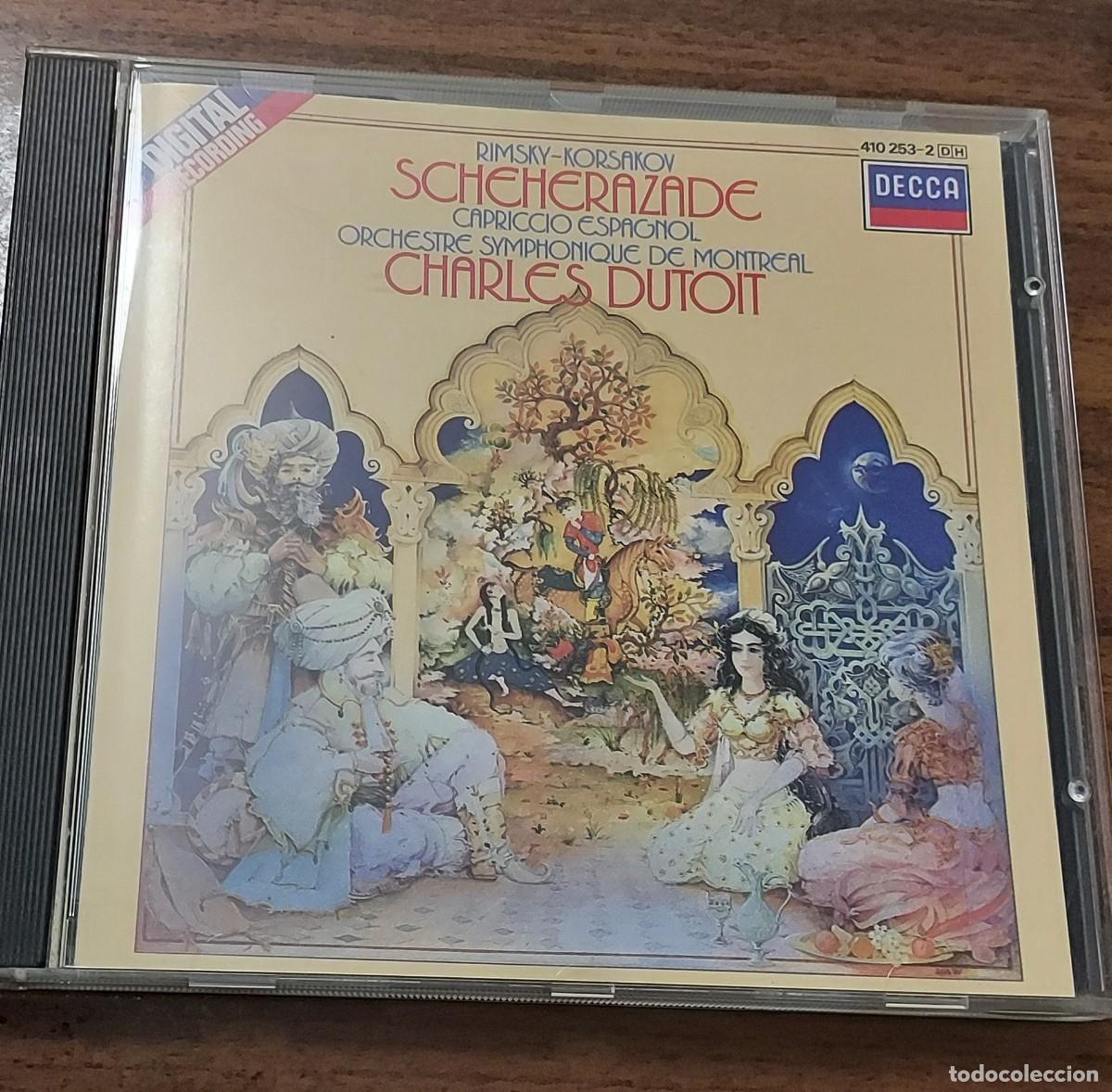 CDs de m&uacute;sica: RIMSKY KORSAKOV - SCHEHERAZADE - CAPRICCIO ESPAGNOL - ORCHESTRE DE MONTREAL - CHARLES DUTOIT - CD