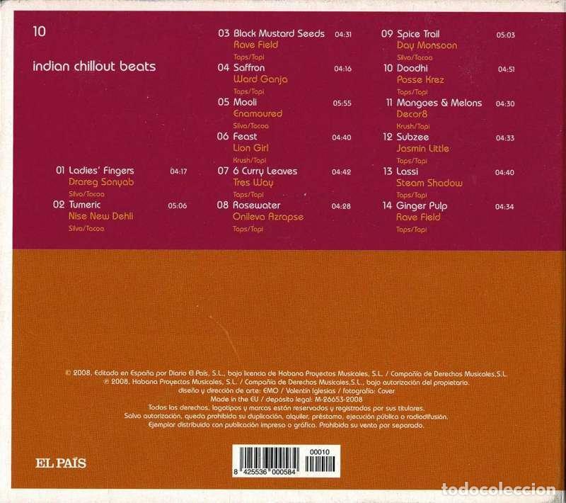 CDs de m&uacute;sica: Indian Chillout Beats CD - Foto 2