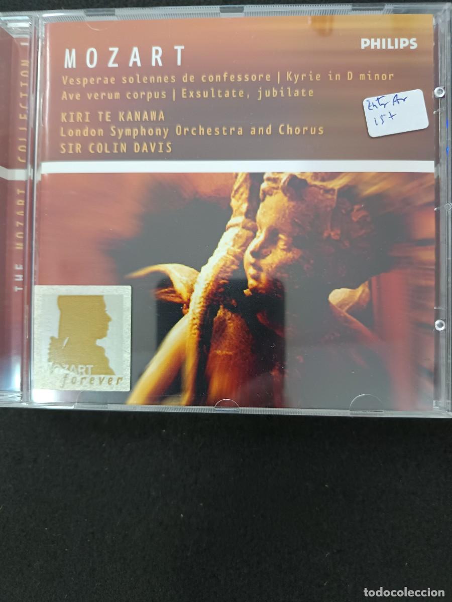 CDs de m&uacute;sica: MOZART. VESPERAE SOLENNES DE CONFESSORE Y OTRAS. KIRI TE KANAWA. SIR COLIN DAVIS