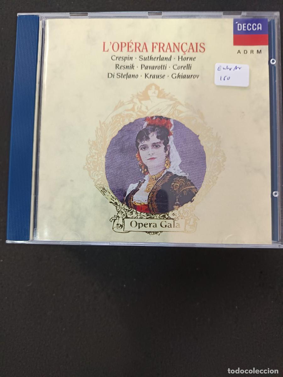CDs de m&uacute;sica: L'OP&Eacute;RA FRAN&Ccedil;AIS: CRESPIN, SUTHERLAND, HORNE, RESNIK, PAVAROTTI, CORELLI, DI STEFANO, KRAUSE, GHIAUR
