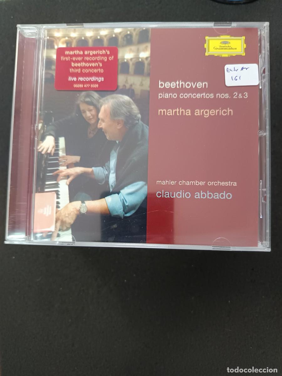 CDs de m&uacute;sica: BEETHOVEN: PIANO CONCERTOS 2 & 3.- PIANO: MARTHA ARGERICH. DIR.: CLAUDIO ABBADO. MAHLER CHAMBER ORC