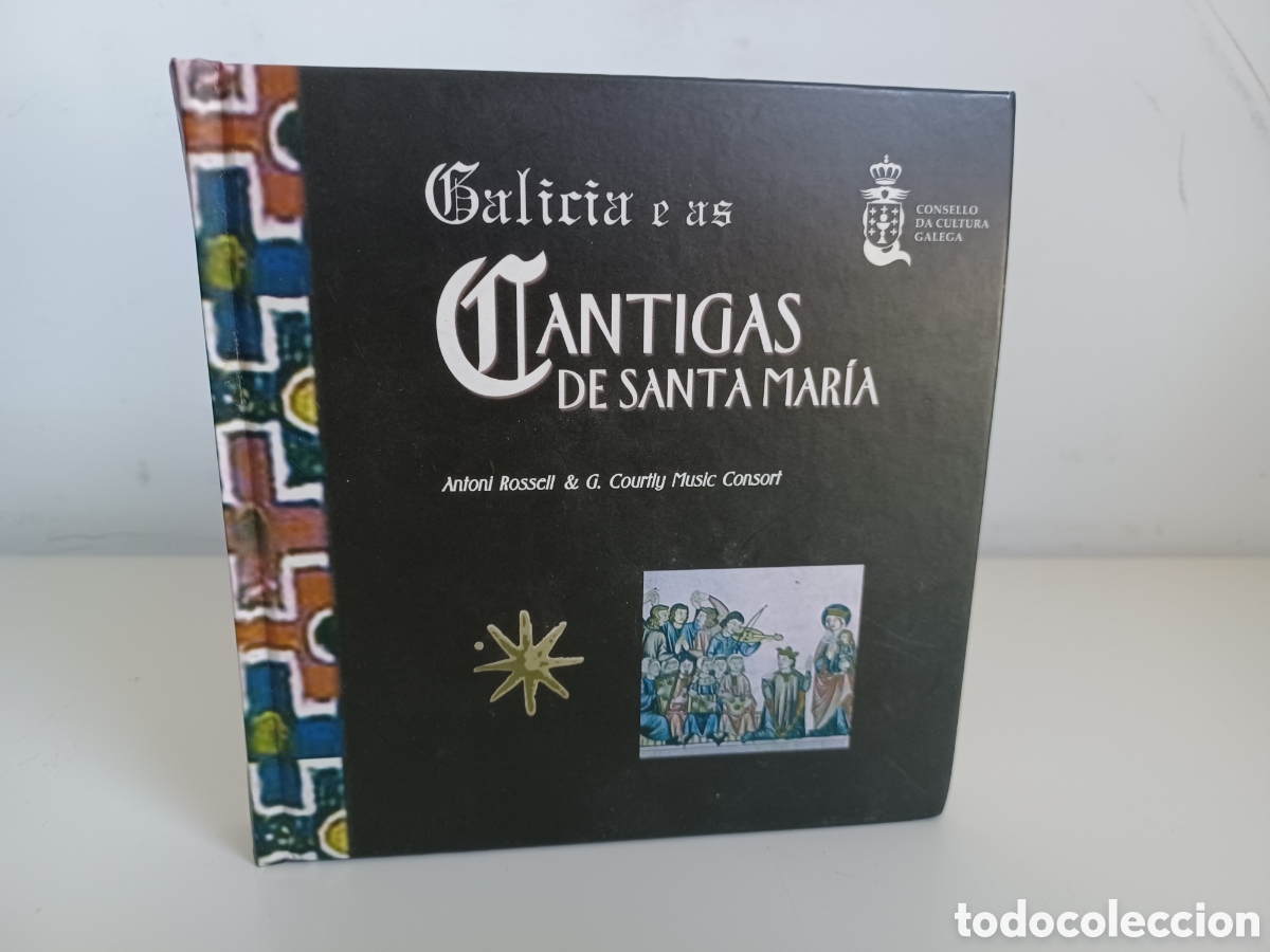 CDs de m&uacute;sica: Galicia e as cantigas de Santa Mar&iacute;a/ Digibook/ 2 cds + libreto/ Consello Cultura Galega, 2006