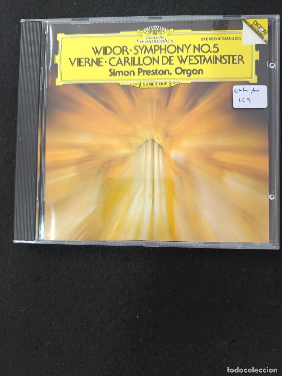 CDs de m&uacute;sica: WIDOR: SYMPHONY N&ordm; 5/ VIERNE: CARILLON DE WESTMINSTER. ORGAN: SIMON PRESTON