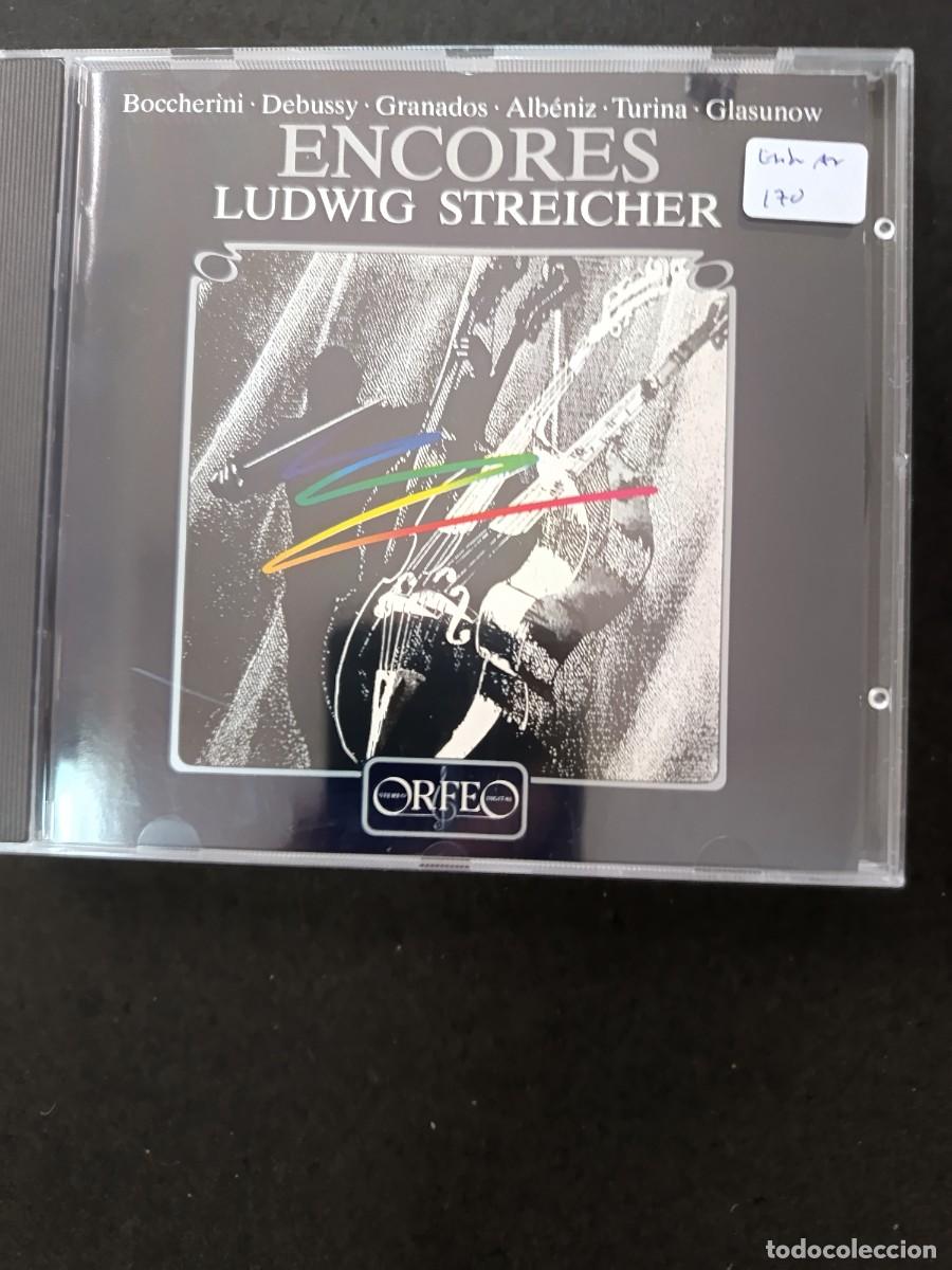 CDs de m&uacute;sica: ENCORES. CONTRABAJO: LUDWIG STREICHER. PIANO: ASTRID SPITZNAGEL. BOCCHERINI, DEBUSSY, GRANADOS, ALB&Eacute;