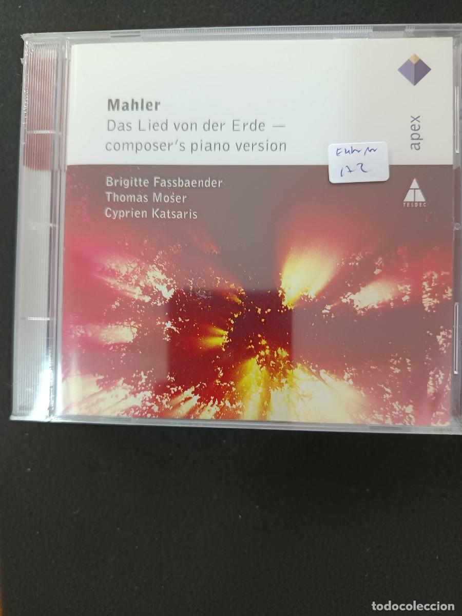 CDs de m&uacute;sica: MAHLER. DAS LIED VON DER ERDE. COMPOSER'S PIANO VERSION. BRIGITTE FASSBAENDER, THOMAS MOSER, CYPRIEN