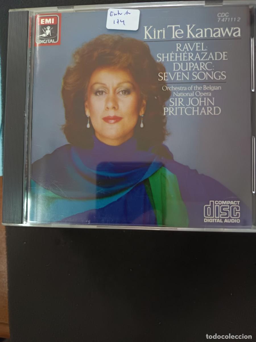 CDs de m&uacute;sica: KIRI TE KANAWA. RAVEL: SH&Eacute;H&Eacute;RAZADE / DUPARC: SEVEN SONGS. DIR.: SIR JOHN PRITCHARD