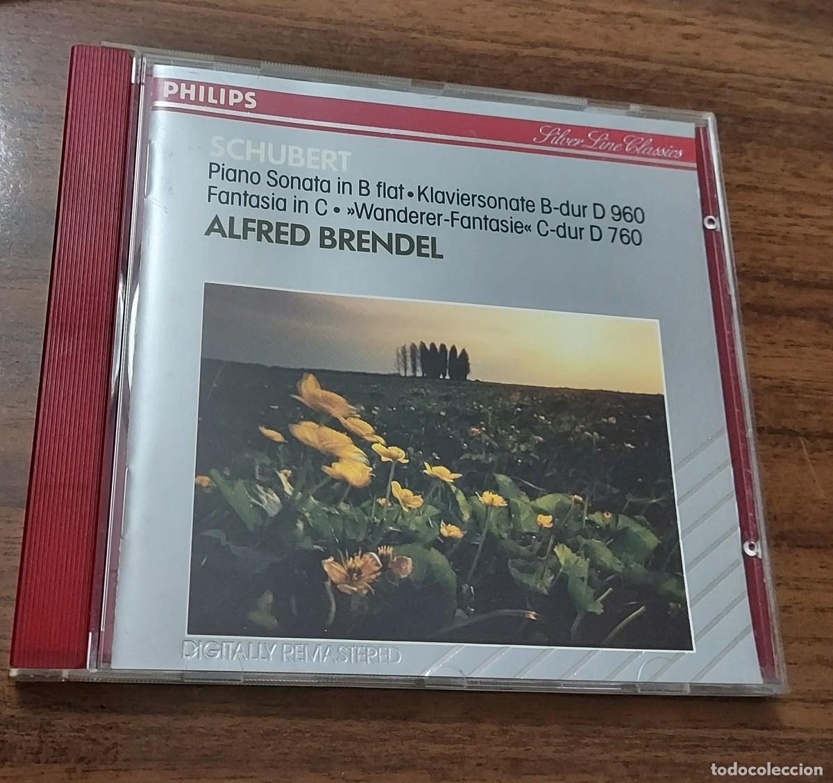 CDs de m&uacute;sica: FRANZ SCHUBERT - PIANO SONATA IN B FLAT - FANTASY IN C WANDERER- ALFRED BRENDEL - CD ALBUM PHILIPS