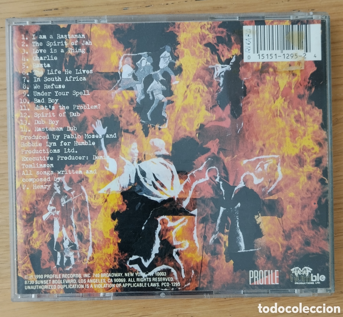 CDs de m&uacute;sica: PABLO MOSES: &rdquo;WE REFUSE&rdquo; CD - 1990 - REGGAE - Foto 2