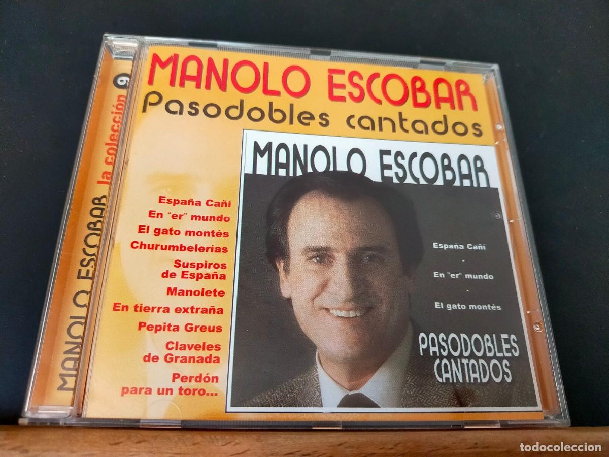 CDs de m&uacute;sica: MANOLO ESCOBAR. PASODOBLES CANTADOS. DIVUCSA. 12 TEMAS. 2005