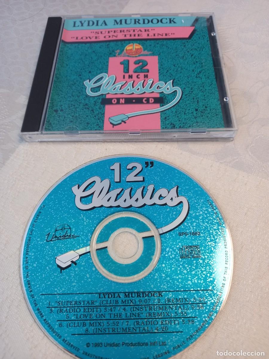 CDs de m&uacute;sica: RAR MAXI CD. LYDIA MURDOCK. SUPERSTAR. 8 TRACKS. ITALO DISCO. MADE IN CANAD&Aacute;
