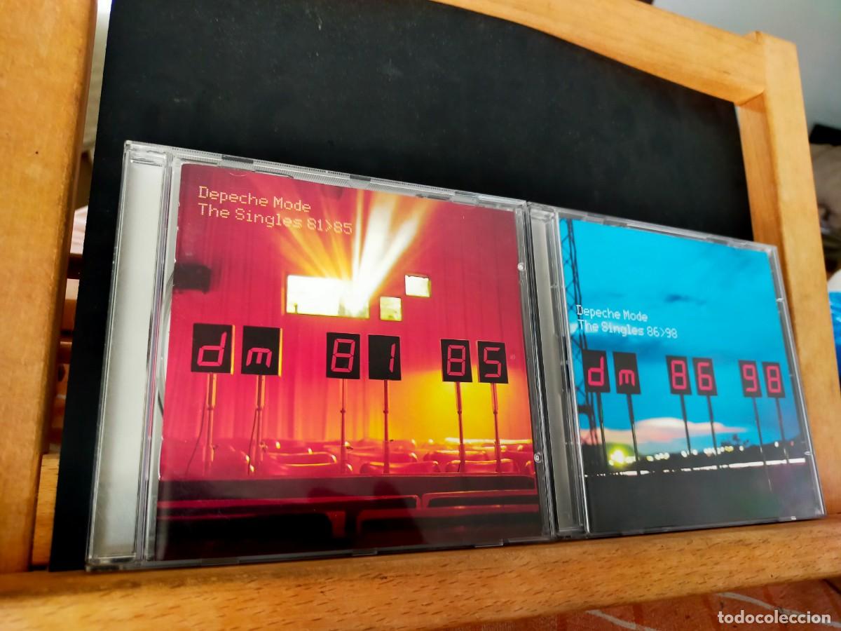 CDs de m&uacute;sica: LOTE DEPECHE MODE. THE SINGLES 81-85 DOBLE CD. Y SINGLES 86-98 DOBLE CD. SONY-BMG. 38 TEMAS. 1998